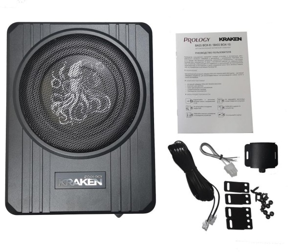Сабвуфер автомобильный Prology Box-8 100Вт активный (20см/8&amp;quot;)
