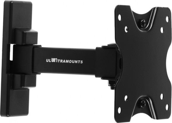 Кронштейн для телевизора Ultramounts UM860 черный 13&amp;quot;-27&amp;quot; макс.20кг настенный поворот и наклон