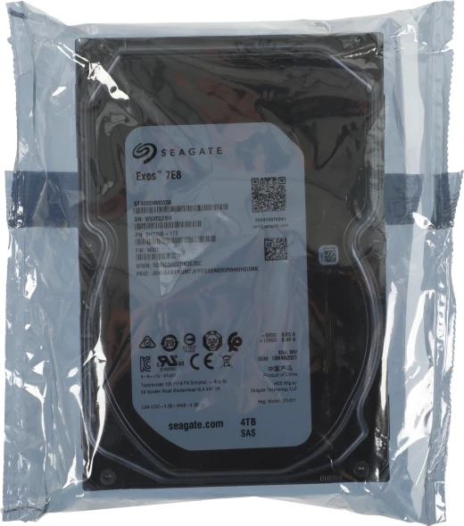 Жесткий диск Seagate SAS 3.0 4TB ST4000NM003A Server Exos 7E8 (7200rpm) 256Mb 3.5&amp;quot;