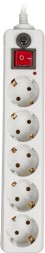 Сетевой фильтр Buro 500SH-5-W 5м (5 розеток) белый (коробка)