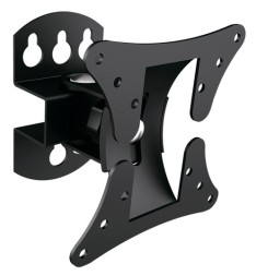 Кронштейн для телевизора Arm Media LCD-101 черный 10&amp;quot;-26&amp;quot; макс.30кг настенный поворот и наклон
