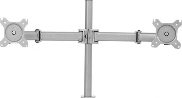 Кронштейн для мониторов Cactus CS-VM-D29-AL серебристый 13&amp;quot;-27&amp;quot; макс.8кг настольный поворот и наклон