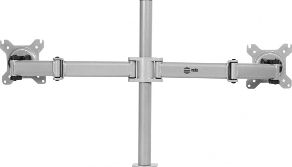 Кронштейн для мониторов Cactus CS-VM-D29-AL серебристый 13&amp;quot;-27&amp;quot; макс.8кг настольный поворот и наклон