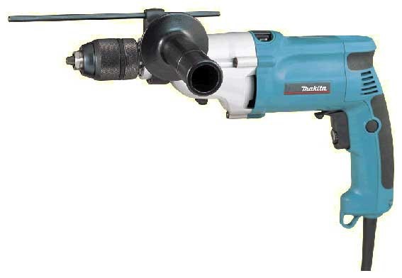 Дрель ударная Makita HP2051 720Вт патрон:быстрозажимной реверс (кейс в комплекте)