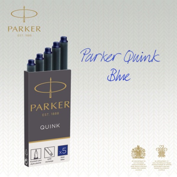 Картридж Parker Quink Z11 (CW1950384) синие чернила для ручек перьевых (5шт)