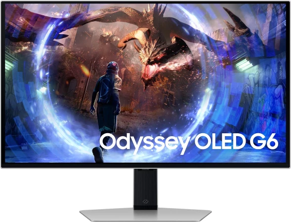 Монитор Samsung 27&amp;quot; Odyssey G6 S27DG600SIXCI черный OLED LED 1ms 16:9 HDMI матовая HAS Piv 250cd 178гр/178гр 2560x1440 360Hz FreeSync Premium Pro DP Quad 2K (1440p) USB 6.9кг
