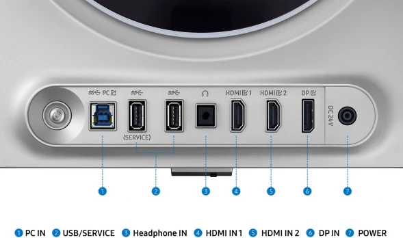 Монитор Samsung 27&amp;quot; Odyssey G6 S27DG600SIXCI черный OLED LED 1ms 16:9 HDMI матовая HAS Piv 250cd 178гр/178гр 2560x1440 360Hz FreeSync Premium Pro DP Quad 2K (1440p) USB 6.9кг