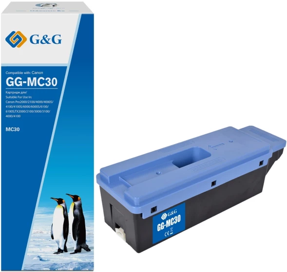 Бункер G&amp;amp;G GG-MC30 (MC-30 емкость для отработанных чернил) для Canon Pro2000/2100/4000/4000S/4100/4100S/6000/6000S
