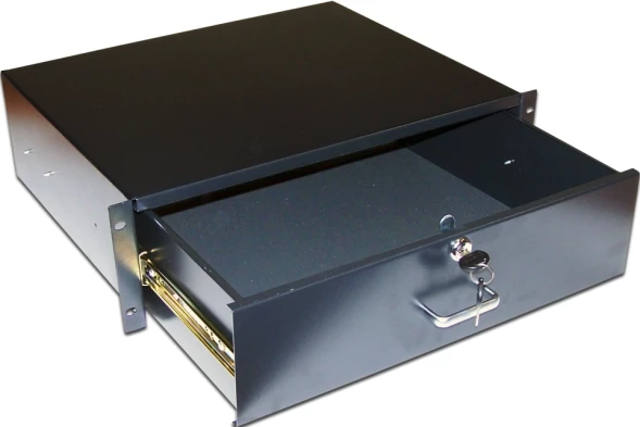 Ящик выдвижной Lanmaster TWT-CB-DRW-3U 3U 19&amp;quot; 350мм черный