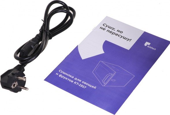 Сушка для фруктов и овощей Kitfort KT-1917 6под. 400Вт нержавеющая сталь