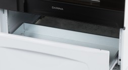 Плита Электрическая Darina 1D EC 141 607 W белый/черный стеклокерамика (без крышки)
