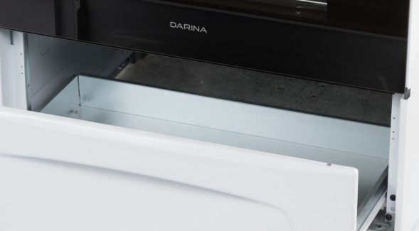 Плита Электрическая Darina 1D EC 141 607 W белый/черный стеклокерамика (без крышки)