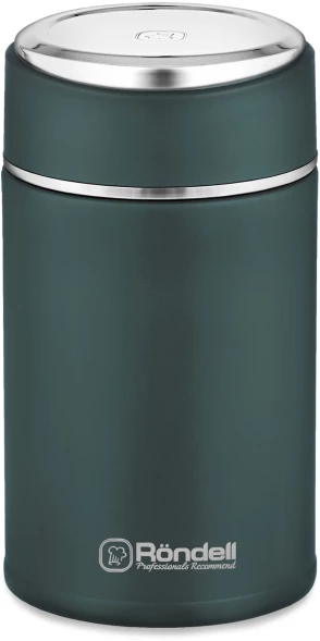 Термос для еды Rondell Aventura RDS-1660 0.7л. морская волна с чехлом картонная коробка