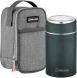 Термос для еды Rondell Aventura RDS-1660 0.7л. морская волна с чехлом картонная коробка