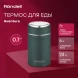 Термос для еды Rondell Aventura RDS-1660 0.7л. морская волна с чехлом картонная коробка