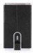 Чехол для кредитных карт Piquadro Black Square PP4825B3R/N черный натур.кожа