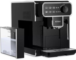 Кофемашина Kitfort КТ-7256 1350Вт черный/нержавеющая сталь