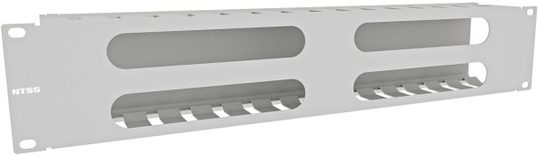 Кабельный органайзер Горизонтальный NTSS NTSS-HORGС-2U-(72) односторонний кольца 2U шир.:19&amp;quot; глуб.:72мм