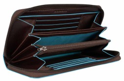 Кошелек женский Piquadro Blue Square PD3229B2R/N черный натур.кожа