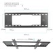 Кронштейн для телевизора Kromax IDEAL-102 черный 32&amp;quot;-90&amp;quot; макс.40кг настенный наклон