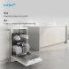 Посудомоечная машина Vitek VT-DF415 белый (узкая)