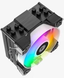 Устройство охлаждения(кулер) ID-Cooling SE-214-XT DF ARGB Soc-AM5/AM4/1200/1700/1851 черный 4-pin 31.5dB Al+Cu 180W 560gr Ret