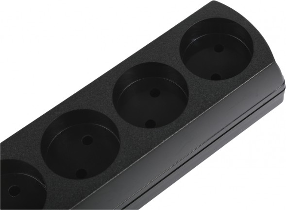 Сетевой фильтр Most LR 1.7м (6 розеток) черный (коробка)