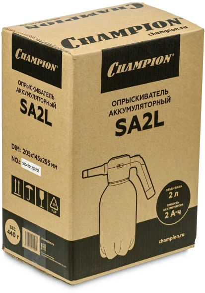 Опрыскиватель Champion SA2L аккум. 2л серый/желтый