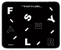 Коврик для мыши A4Tech FStyler FP25 Мини черный/белый 250x200x2мм (FP25 BLACK)