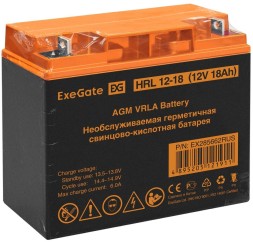 Батарея для ИБП Exegate EX285662 12В 18Ач
