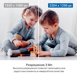 Камера видеонаблюдения IP TP-Link Tapo C211 Wi-Fi 3.83-3.83мм цв. корп.:черный