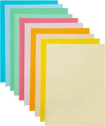 Бумага цветная Silwerhof тонир. 10л. 10цв. A4 CREATE 80г/м2 папка