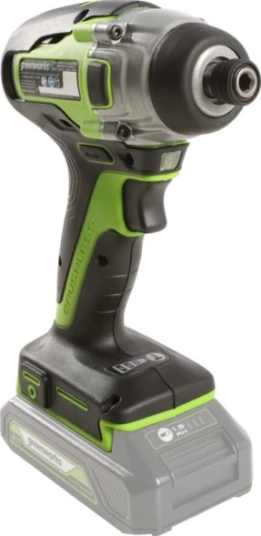 Винтоверт Greenworks 3802807 аккум. патрон:шестигр.1/4&amp;quot;