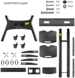 Подставка для телевизора Onkron TS1881 черный 50&amp;quot;-86&amp;quot; макс.105.9кг напольный мобильный