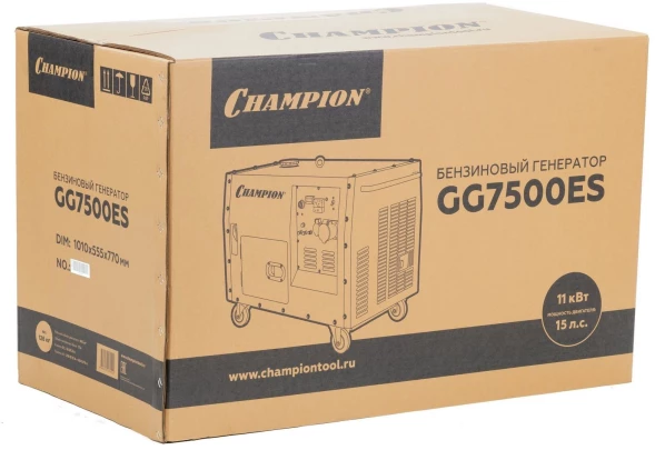Генератор Champion GG7500ES 6кВт