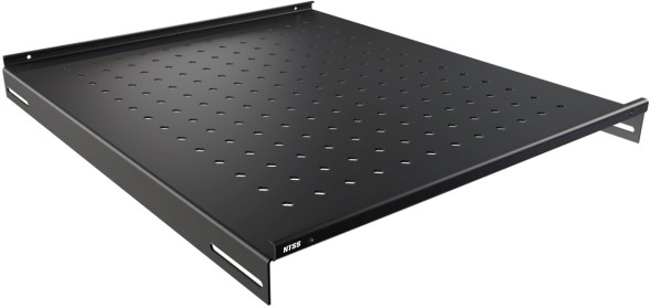 Полка стационарная NTSS NTSS-FS-800-BL 1U нагр.:60кг. 19&amp;quot; 550мм черный