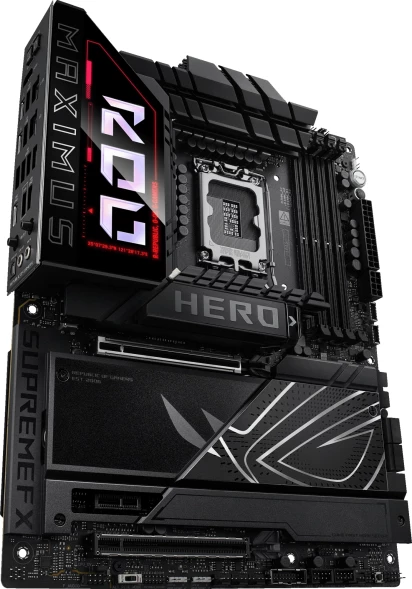 Материнская плата Asus ROG MAXIMUS Z890 HERO Soc-1851 Intel Z890 4xDDR5 ATX AC`97 8ch(7.1) 5Gigabit + 2.5Gigabit Ethernet RAID+HDMI