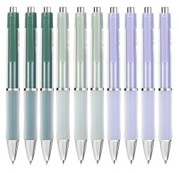 Ручка гелев. Deli Nusign NS645 ассорти черн. черн. линия 0.5мм