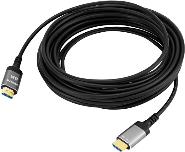 Кабель аудио-видео Digma HDMI 2.1 AOC HDMI (m)/HDMI (m) 50м. позолоч.конт. черный (HDMI-AOC2.1-50)