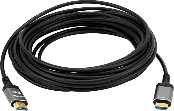 Кабель аудио-видео Digma HDMI 2.1 AOC HDMI (m)/HDMI (m) 50м. позолоч.конт. черный (HDMI-AOC2.1-50)