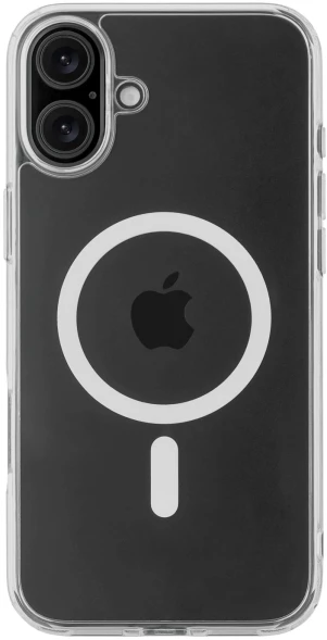 Чехол (клип-кейс) uBear для Apple iPhone 16 Plus Real with MagSafe прозрачный (CS397TT67RL-I24M)