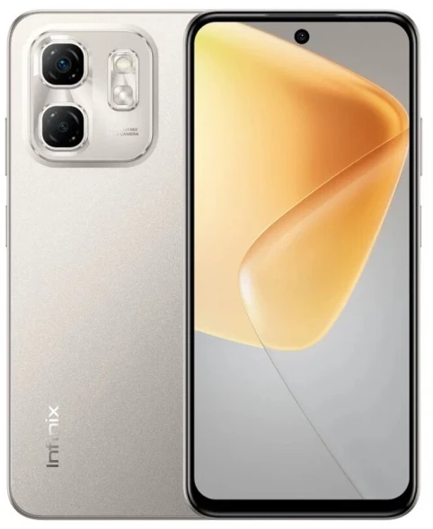 Смартфон Infinix X6531B Hot 50i 128Gb 4Gb серый титан моноблок 3G 4G 2Sim 6.78&amp;quot; 720x1600 Android 14 48Mpix 802.11 a/b/g/n/ac NFC GPS GSM900/1800 GSM1900 Protect FM A-GPS microSD max2048Gb