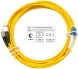 Патч-корд Cabeus FOP(D)-9-LC-FC-5M 2x9/125 OS2 LC дуплекс-FC дуплекс 5м LSZH желтый