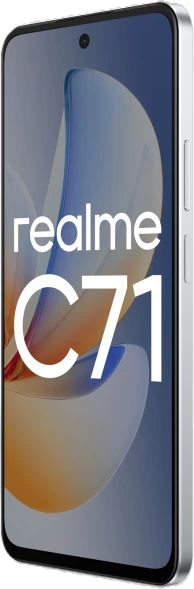 Смартфон Realme RMX5303 C71 128Gb 8Gb белый моноблок 3G 4G 2Sim 6.67&amp;quot; 720x1604 Android 15 50Mpix 802.11 a/b/g/n/ac NFC GPS GSM900/1800 GSM1900 FM