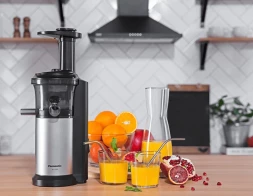 Соковыжималка шнековая Panasonic MJ-L500STQ 150Вт серебристый