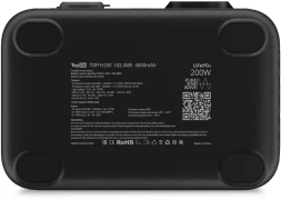 Электростанция портативная TopON Home TOP-H200 32000mAh 1.1A QC3.0/PD3.0 4xUSB черный/серый (103710)