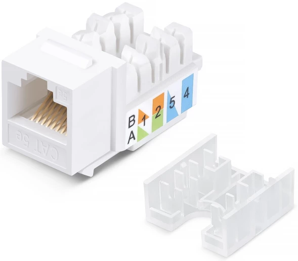 Модуль Cabeus KJ-RJ45-CAT.5E-90-SW информ. Keystone RJ45 кат.5E бронз.