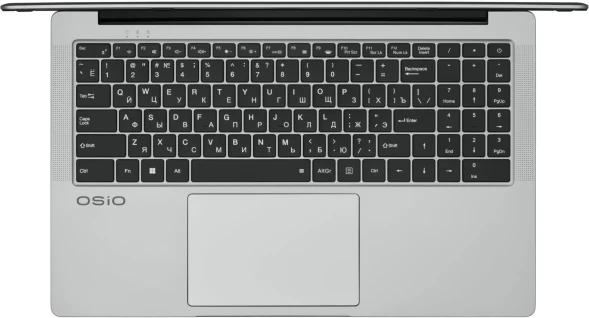 Ноутбук Osio FocusLine F160a-005 Ryzen 5 5500U 16Gb SSD512Gb AMD Radeon Graphics 16.1&amp;quot; IPS FHD (1920x1080) без ОС grey WiFi BT Cam 6000mAh