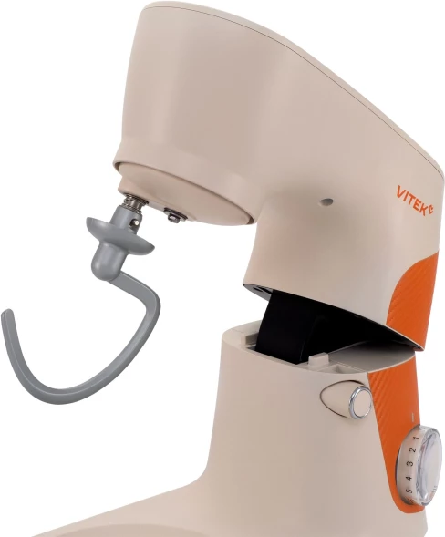 Миксер планетарный Vitek VT-PM0331 1800Вт кремовый/оранжевый