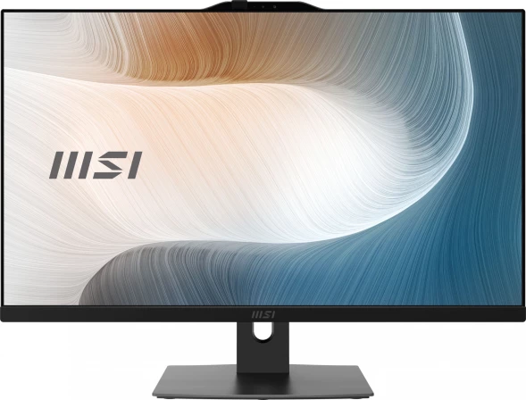 Моноблок MSI Modern AM272P 1M-681XRU 27&amp;quot; Full HD Core 5 120U (1.4) 16Gb SSD512Gb Graphics без ОС GbitEth WiFi BT 120W клавиатура мышь Cam черный 1920x1080